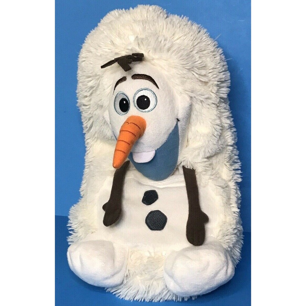 16" Disney FROZEN Olaf Hide‎ Away Pets Pillow Olaf Pillow Sleep Cuddle Snuggle